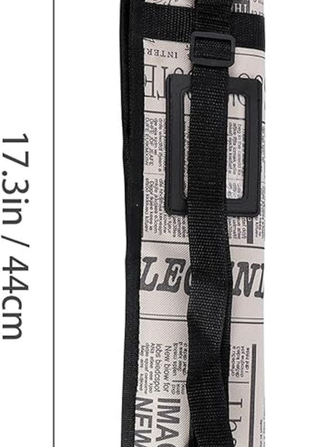 Totority Portable Thickened Drumstick Bag Pouch Carrying Case with Handle Black - Image 2